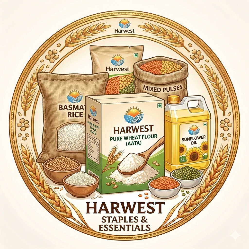 Aata,Rice,Dals & Oils